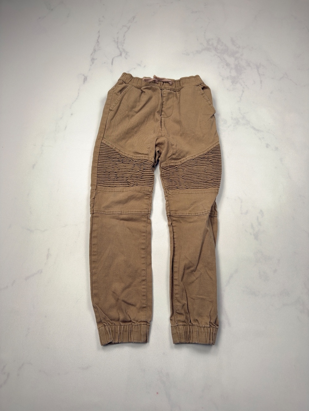 Steve's Jeans Tan Moto Style Pants - Boys M 10/12